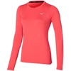 Marškinėliai ilgomis rankovėmis moterims Mizuno Impulse Core LS W T-shirt J2GAA72253