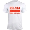 Pozostałe Marškinėliai Lenkija Balta ir Raudona balta S337909