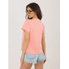 Marškinėliai moterims-IT-TS-22397.89-brzoskwiniowy