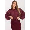 Marškiniai bordo atspalvio IT – elegancijai ir patogumui kiekvieną dieną.
