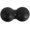 Dvigubas masažinis kamuoliukas SMJ, 8cm, juodas