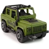 Lean Toys Žaislinis automobilis su dinozaurų transportavimo priekaba, žalias, 18 cm