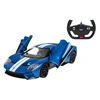 Rastar Nuotoliniu būdu valdomas Ford GT modelis 1:14 su atidaromomis durimis, mėlynas