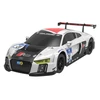 Rastar Nuotoliniu būdu valdomas sportinis automobilis AUDI R8 LMS 1:24, baltas ir juodas
