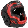 MASTERS KSS-FIGHT-GEAR bokso šalmas juodas ir raudonas