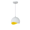 MAVIA lubinis LED šviestuvas (E27, 40 W, IP20, baltas, vidus auksinis, apvalus) GTV OS-MAV-08-DEC