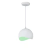 MAVIA lubinis LED šviestuvas (E27, 40 W, IP20, baltas, vidus žalias, apvalus) GTV OS-MAV-09-DEC