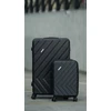 Kelioninis Solier Luggage Mažas salono lagaminas S ABS - Solier 20 KYOTO 1071 - Juodas