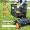 VEVOR Vejos šlavėjas su 2 šepečiais ir krepšiu