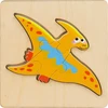 Lean Toys Medinė dėlionė su dinozaurų motyvu