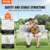 VEVOR Medinis sūpynių suolas sodui 152 cm baltas