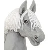 Super Hobby Horse Medinis hobis arkliukas – pilkas su balta karčiais