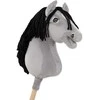 Super Hobby Horse Medinis hobis arkliukas pilkas su juoda karčia