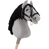 Super Hobby Horse Medinis hobis arkliukas pilkas su juoda karčia