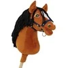 Super Hobby Horse Medinis žaislinis arkliukas šviesiai rudas Premium