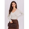 Megztinis su dekoratyvinėmis sagomis Italy Moda