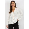 Megztinis Sweter Damski LC 8022.04P Ecru - Rue Paris