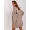 Megztinis tamsiai smėlio spalvos