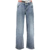 Mėlyna jeansy moterims Desigual Belt
