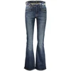 Mėlyna jeansy moterims Desigual Hipbelt