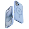 Mėlynas dėklas iPhone 17 Crong Hybrid Matte Magnetic