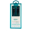 Mėlynas „Micro USB“ įkrovimo laidas, 1,5 m, 2,4 A