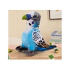 Lean Toys Minkštas mėlynas papūgos žaislas, 20 cm