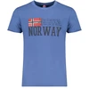 Mėlynas T-SHIRT MĘSKI Z KRÓTKIM RĘKAWEM NORWEGIA 1963