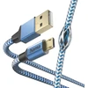 Hama Mėlynas USB-A į Micro-USB įkrovimo laidas, 1,5 m