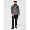 Men's denim katana jacket with washem - graphite V5 OM-JADJ-0219