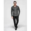 Men's plain zip sweater - graphite V2 OM-SWZS-0146