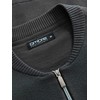 Men's plain zip sweater - graphite V2 OM-SWZS-0146