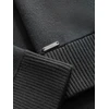 Men's plain zip sweater - graphite V2 OM-SWZS-0146