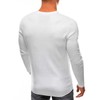 Men's sweater E199 - baltas