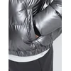 Men's winter jacket C463 - dark pilkas