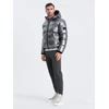 Men's winter jacket C463 - dark pilkas