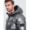 Men's winter jacket C463 - dark pilkas