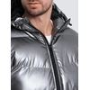 Men's winter jacket C463 - dark pilkas
