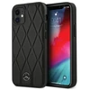 Mercedes MEHCP12SMULBK Apple iPhone 12 mini 5,4″ juodos spalvos kietas dėklas Wave Line