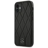 Mercedes MEHCP12SMULBK Apple iPhone 12 mini 5,4″ juodos spalvos kietas dėklas Wave Line