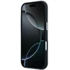 „Mercedes“ odinis pusiau apvyniojamas „Iconic Line MagSafe“ dėklas, skirtas „iPhone 17 Pro Max“ – Juodas