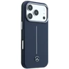„Mercedes“ odinis pusiau apvyniojamas „Iconic Line MagSafe“ dėklas, skirtas „iPhone 17 Pro Max“ – tamsiai mėlynas Mėlyna