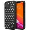 Mercedes MEHCP13SESPBK Apple iPhone 13 mini 5,4″ juodos spalvos kietas dėklas Sidabrinis Stars Pattern