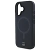 Mercedes MEHMP16S23RCMK iPhone 16 6.1" juodas kietas dėklas Plain Smooth Leather MagSafe