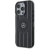 Mercedes MB Double Layer Crossed Lines MagSafe Apple iPhone 16 Pro Case - dėklas telefonui juodos spalvos