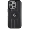 Mercedes MB Double Layer Crossed Lines MagSafe Apple iPhone 16 Pro Case - dėklas telefonui juodos spalvos