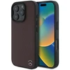 Mercedes MEHMP16L23RBGVR Apple iPhone 16 Pro 6.3″ red kietas dėklas MB Wood Imitation Leather MagSafe