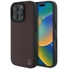 Mercedes MEHMP16X23RBGVR Apple iPhone 16 Pro Max 6.9″ red kietas dėklas MB Wood Imitation Leather MagSafe