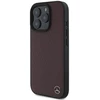 Mercedes MEHMP16X23RBGVR Apple iPhone 16 Pro Max 6.9″ red kietas dėklas MB Wood Imitation Leather MagSafe