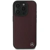Mercedes MEHMP16X23RBGVR Apple iPhone 16 Pro Max 6.9″ red kietas dėklas MB Wood Imitation Leather MagSafe